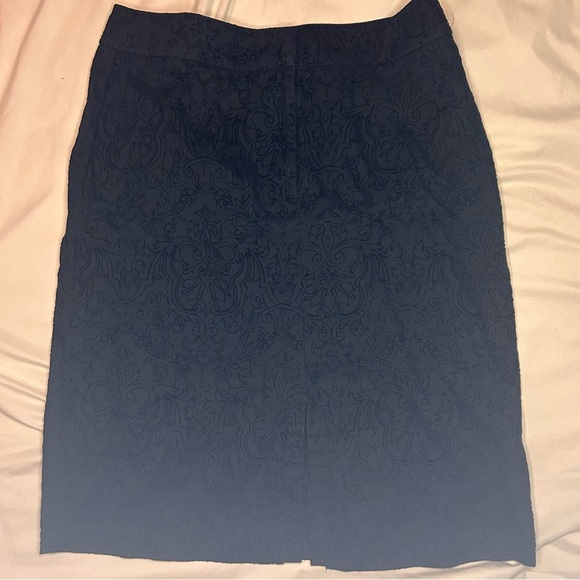 Vintage Central Falls Black Jacquard Pencil Skirt Women’s 6 USA 🇺🇸 - Picture 2 of 7